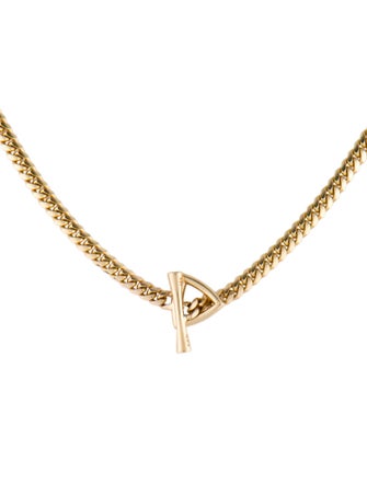 Logan Hollowell 14K Mini Trillion Toggle Choker Nekclace