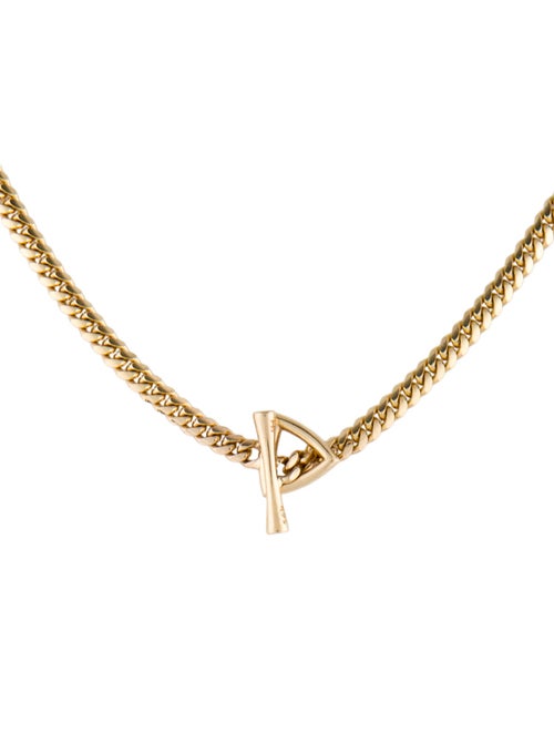 Logan Hollowell 14K Mini Trillion Toggle Choker Nekclace