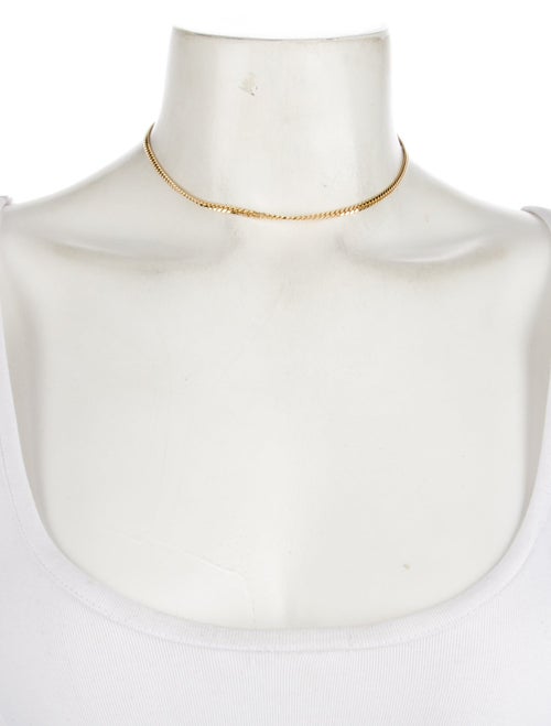 Logan Hollowell 14K Mini Trillion Toggle Choker Nekclace