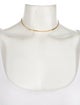 Logan Hollowell 14K Mini Trillion Toggle Choker Nekclace