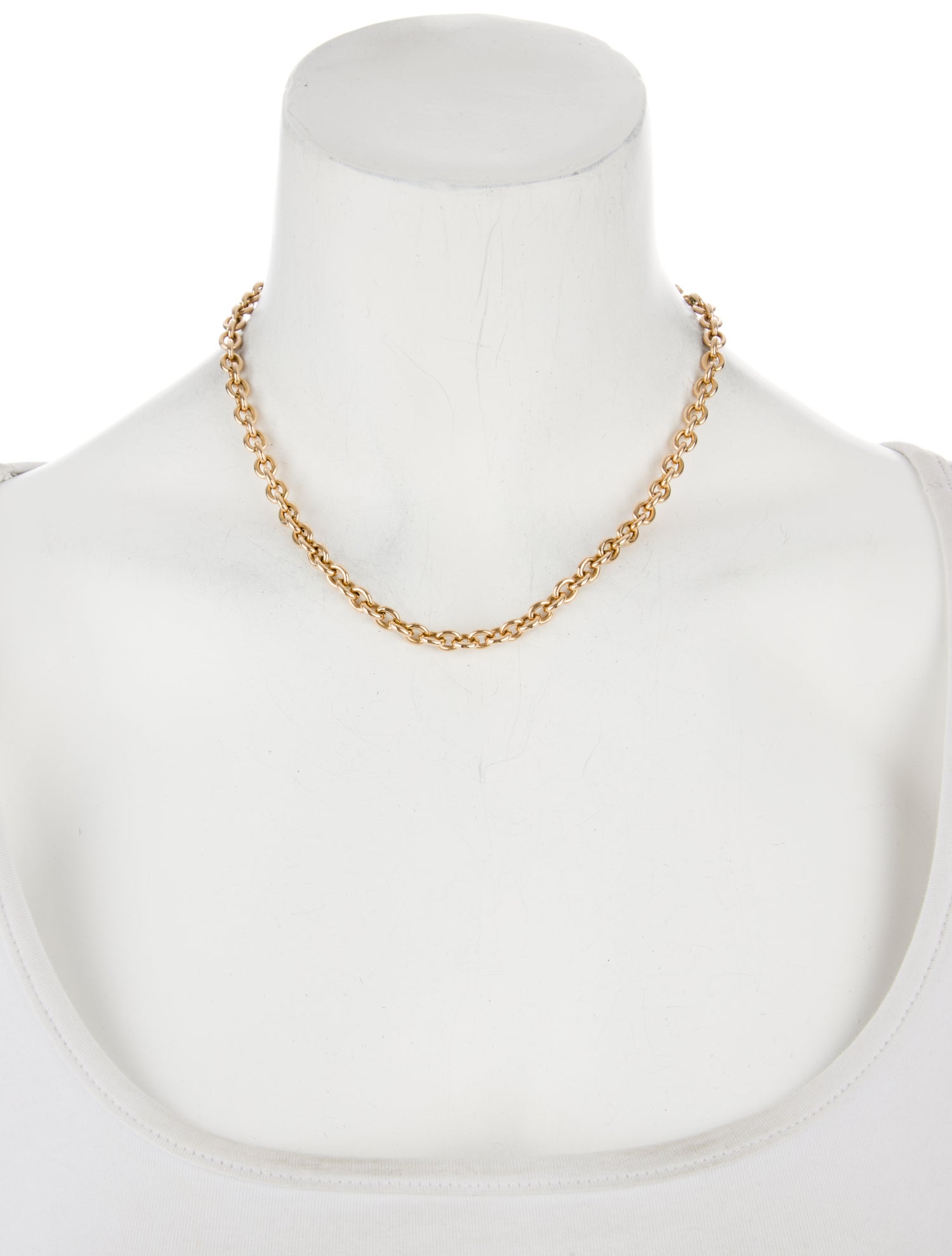 Logan Hollowell 14K Rolo Chain Link Necklace