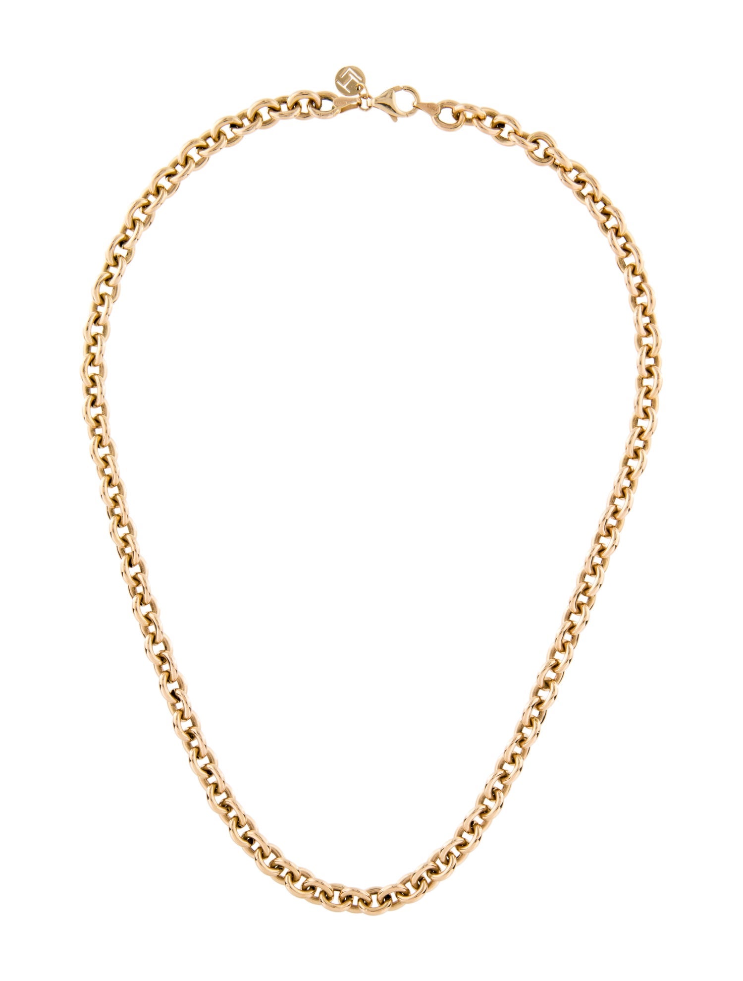 Logan Hollowell 14K Rolo Chain Link Necklace