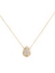 Logan Hollowell 14K Moonstone & Diamond Baby Queen Water Drop Pendant Necklace