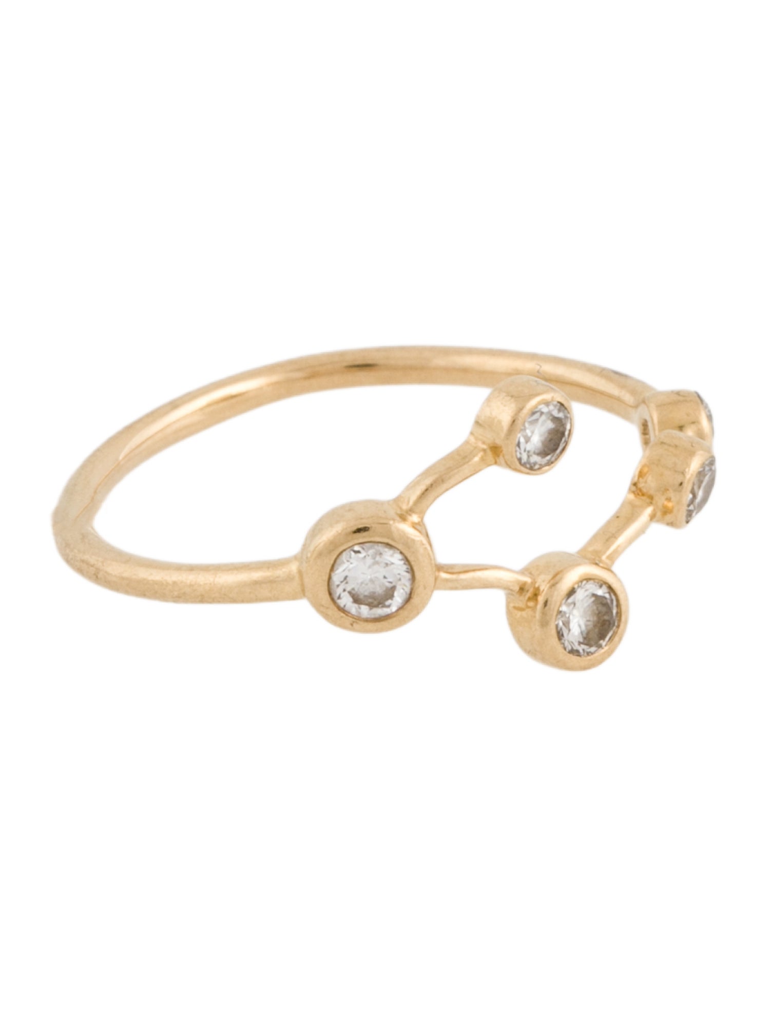 Logan Hollowell 14K Diamond 'Big Dipper' Stellar Cocktail Ring