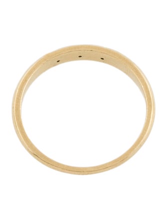 Logan Hollowell 18K Diamond Star Set Rounded Band