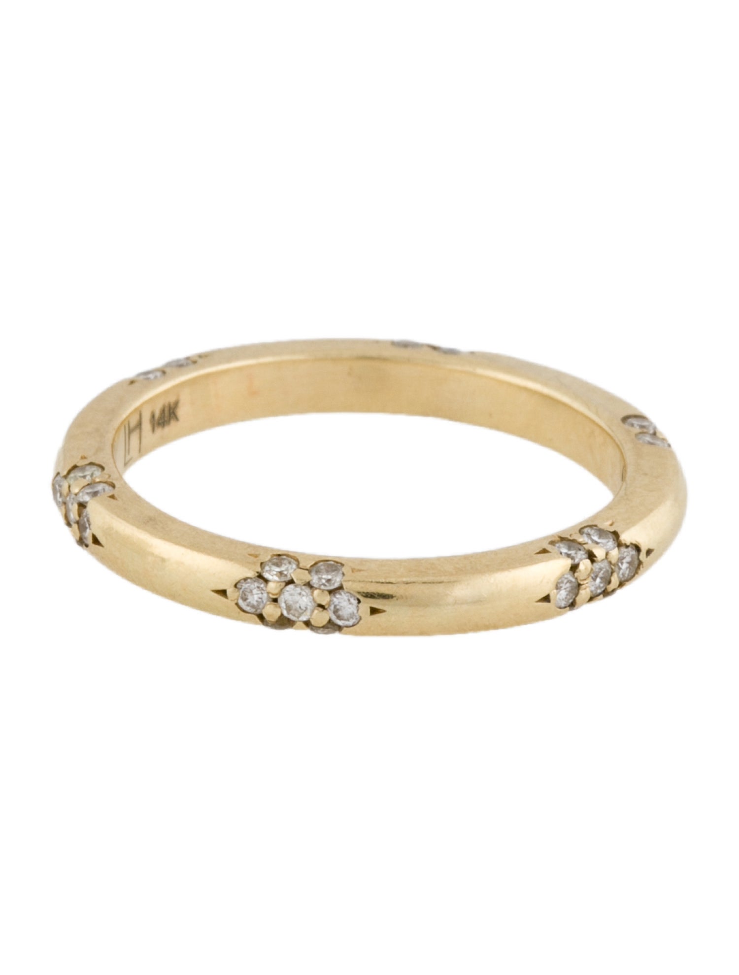 Logan Hollowell 14K Diamond Sevenfold Stack Ring