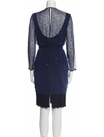 Liancarlo Couture Printed Knee-Length Dress