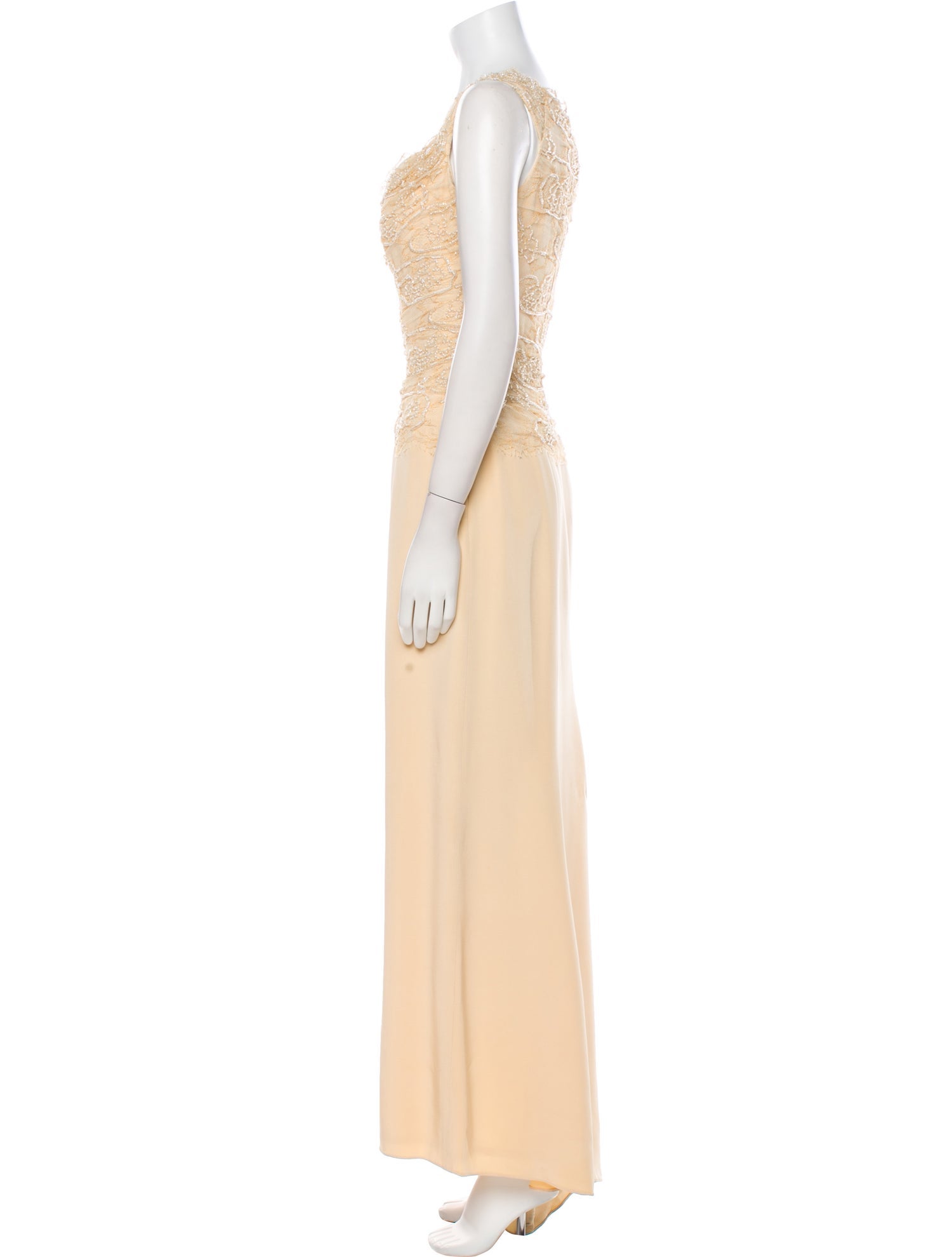 Liancarlo Couture Cowl Neck Long Dress