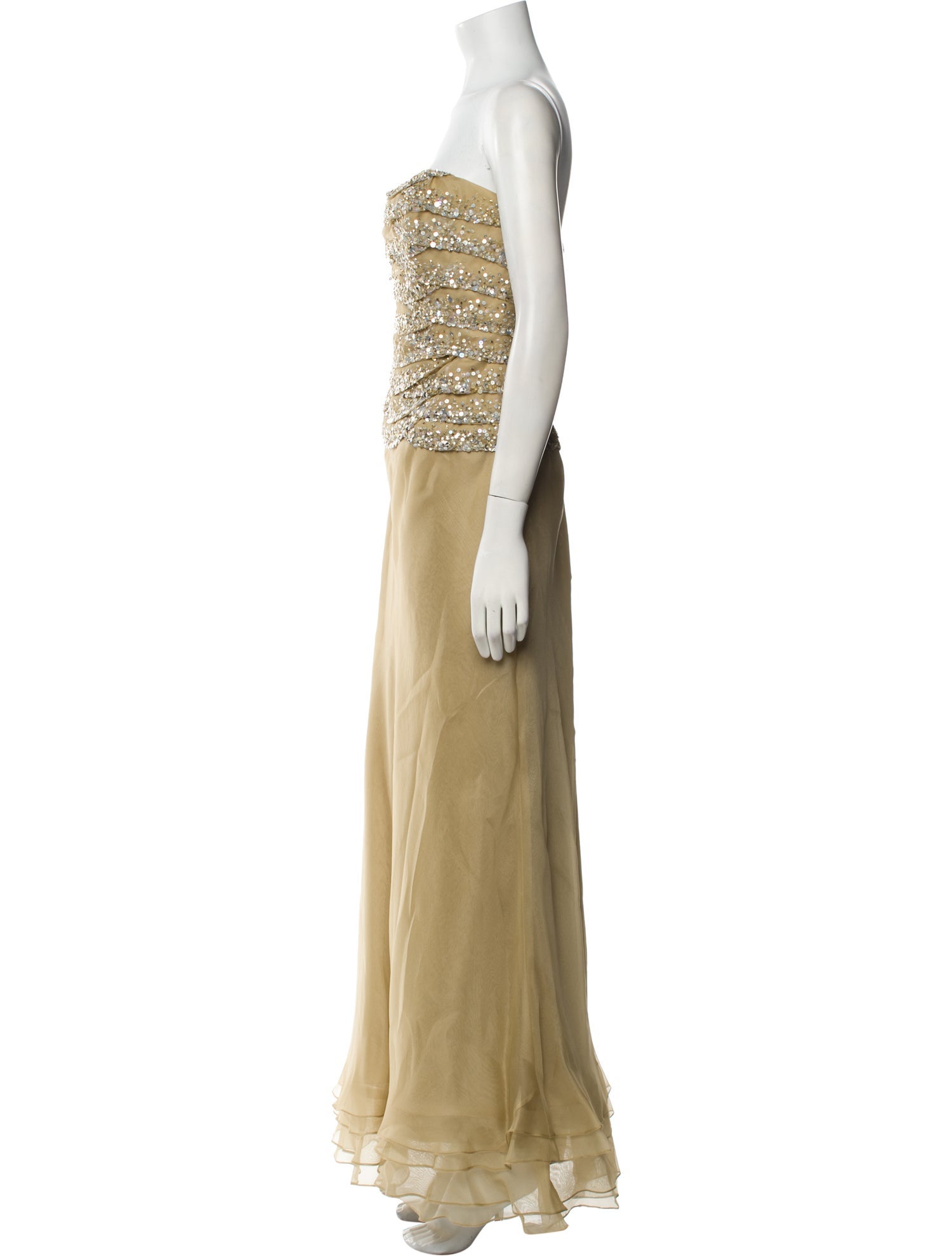 Liancarlo Couture Silk Long Dress