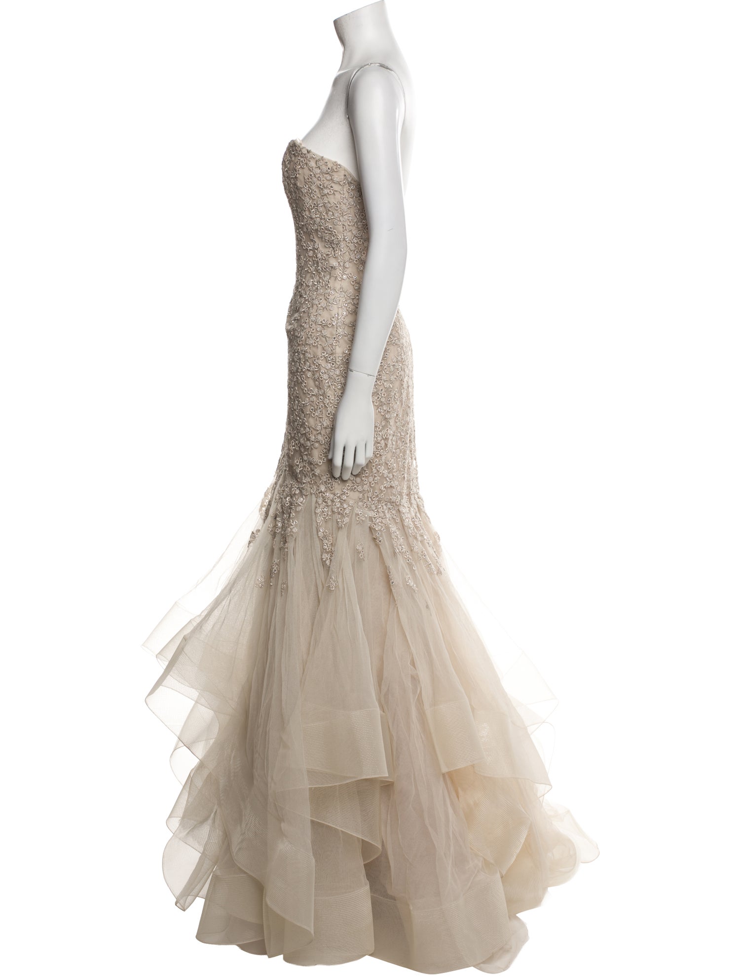 Liancarlo Couture Silk Long Dress