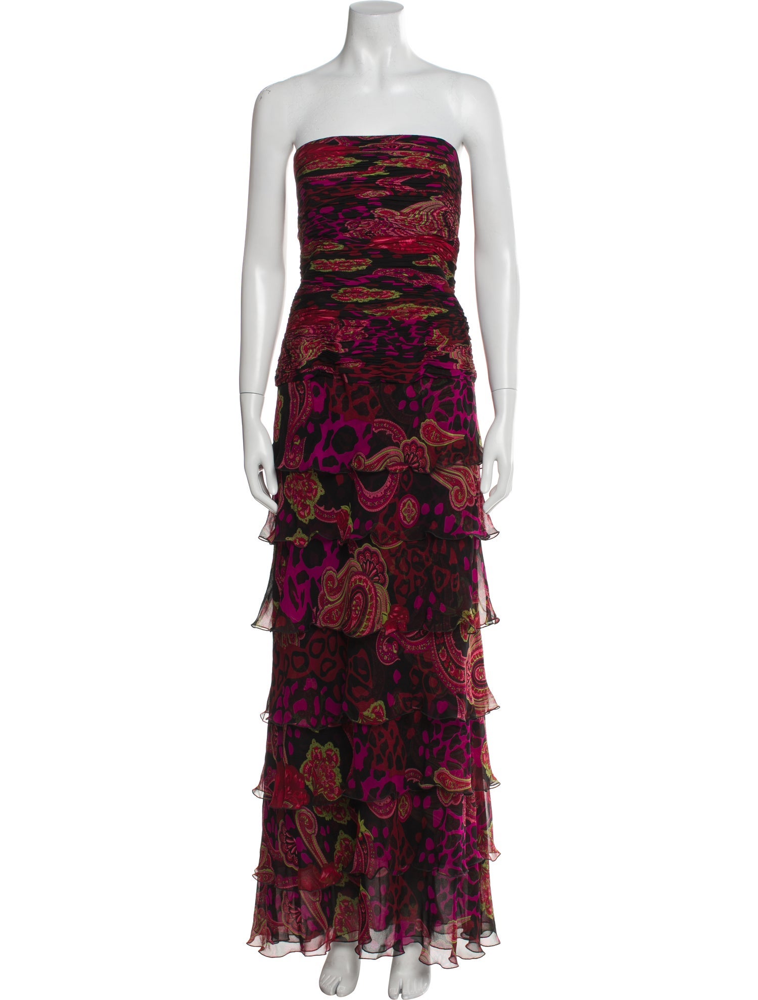 Liancarlo Couture Printed Long Dress