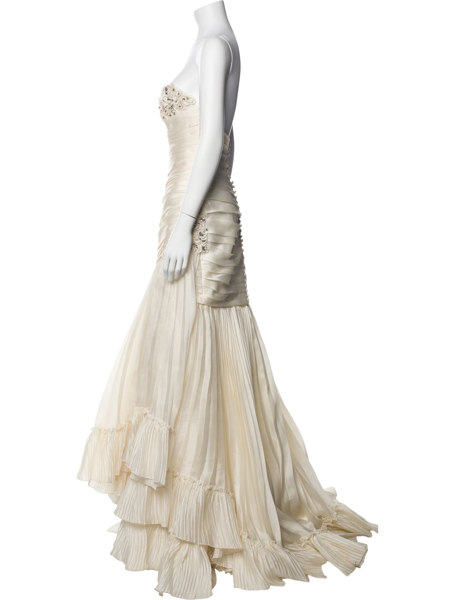 Liancarlo Couture Silk Long Dress