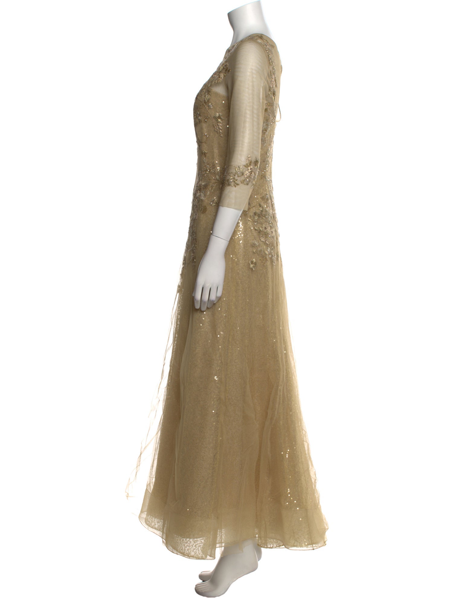 Liancarlo Couture Silk Long Dress