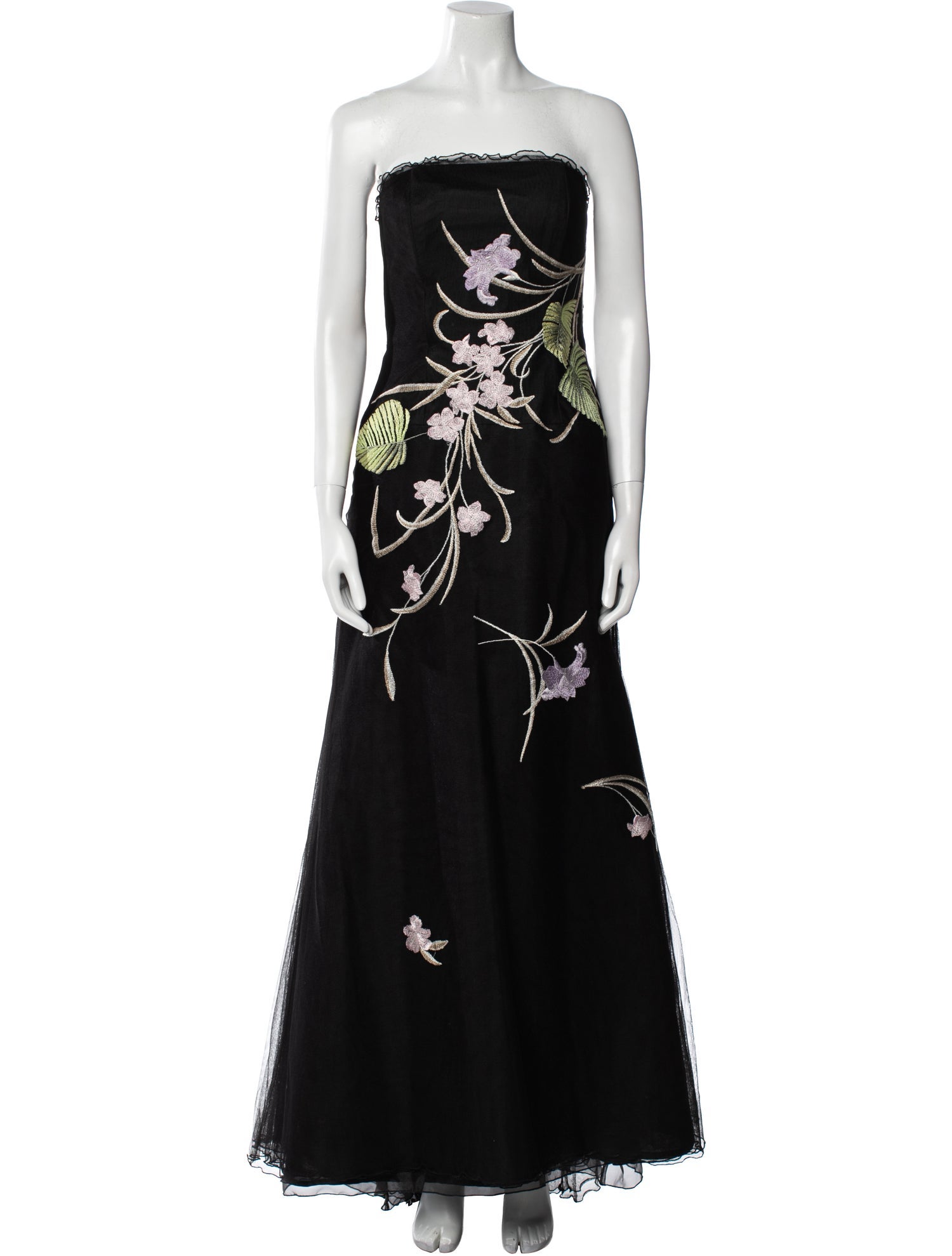 Liancarlo Couture Silk Long Dress