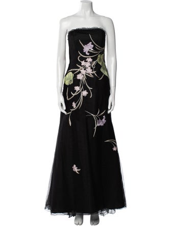 Liancarlo Couture Silk Long Dress