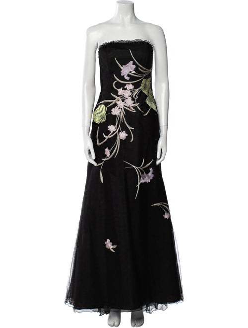 Liancarlo Couture Silk Long Dress