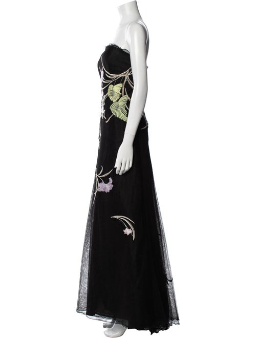 Liancarlo Couture Silk Long Dress