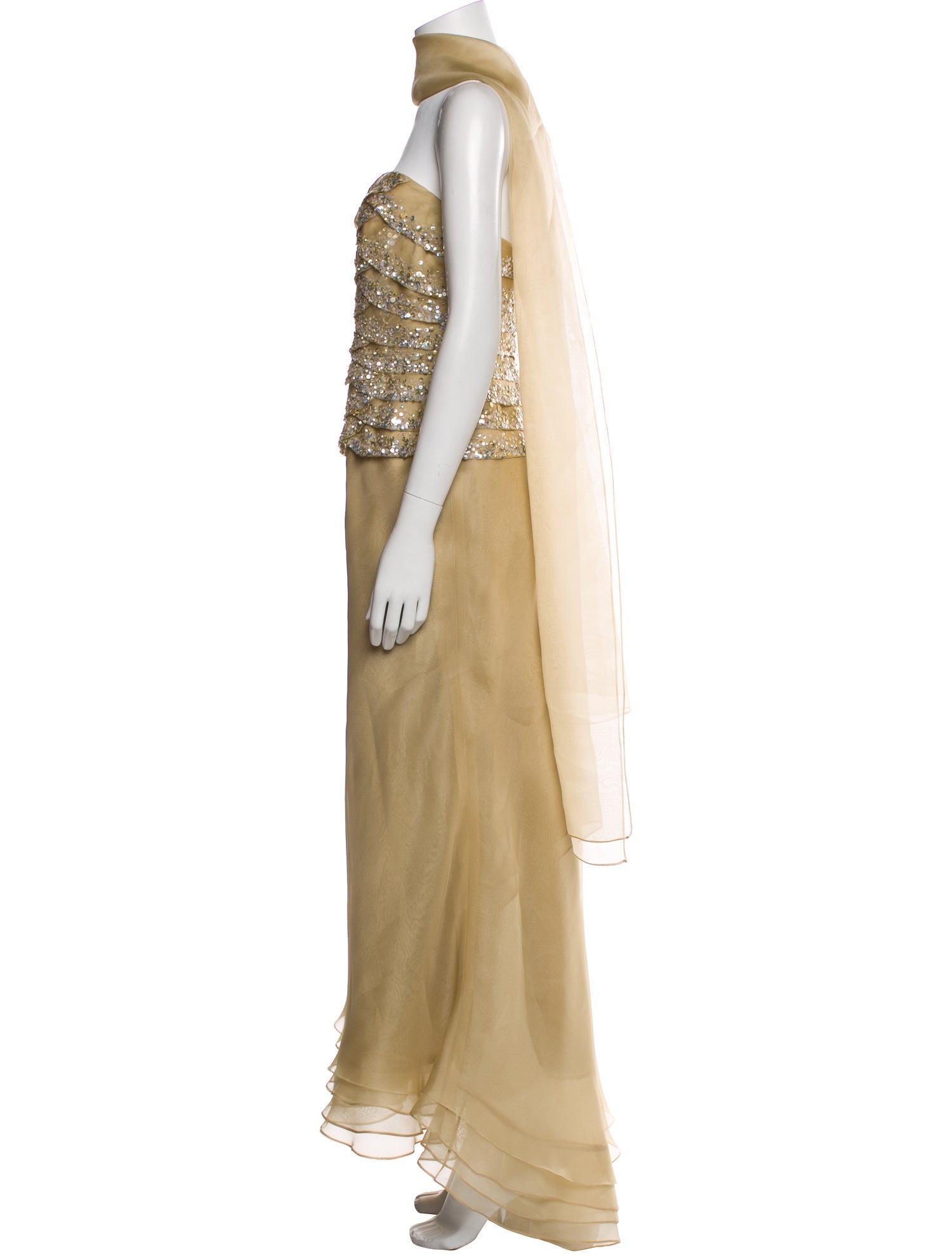 Liancarlo Couture Silk Long Dress