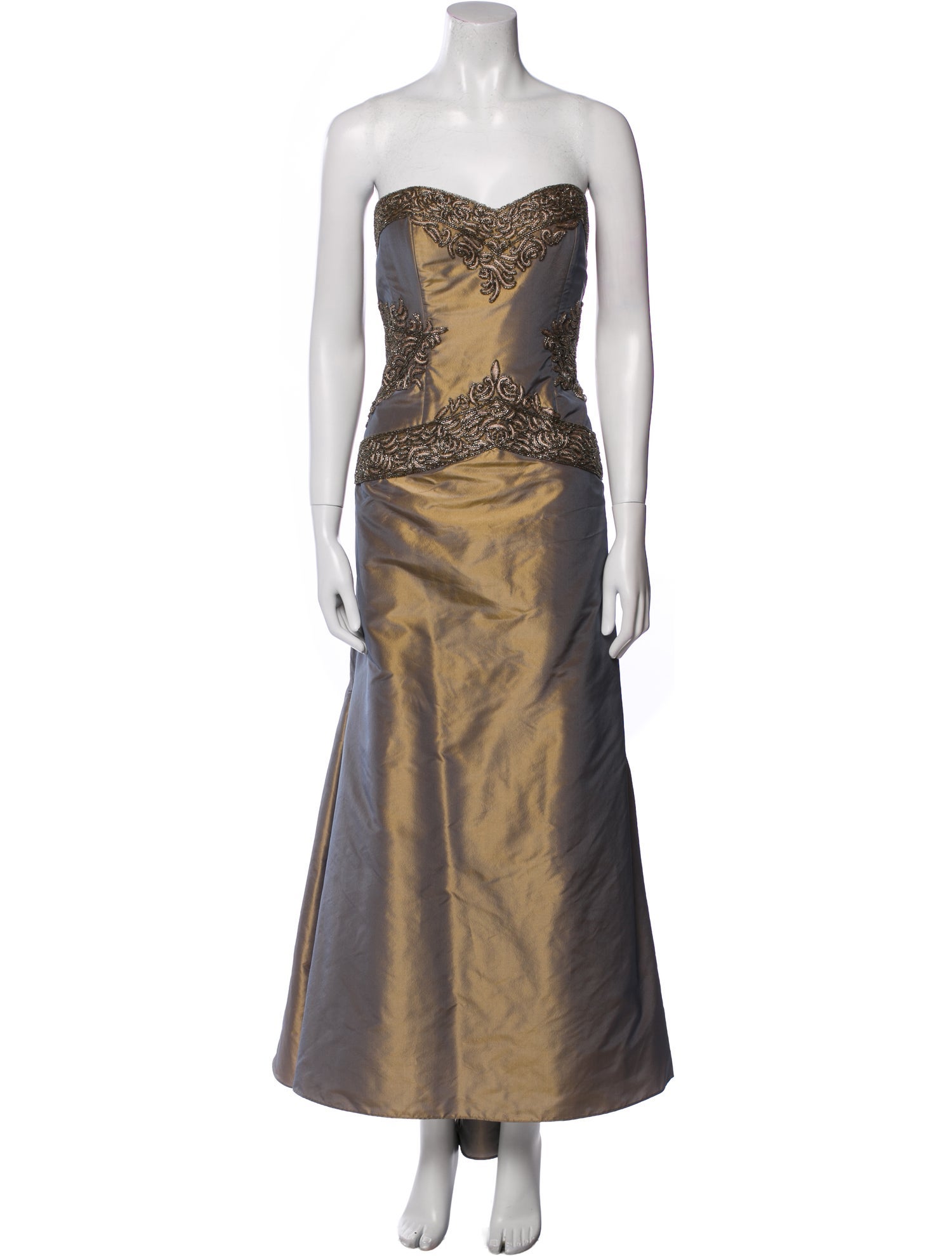 Liancarlo Couture Patterned Midi Length Dress