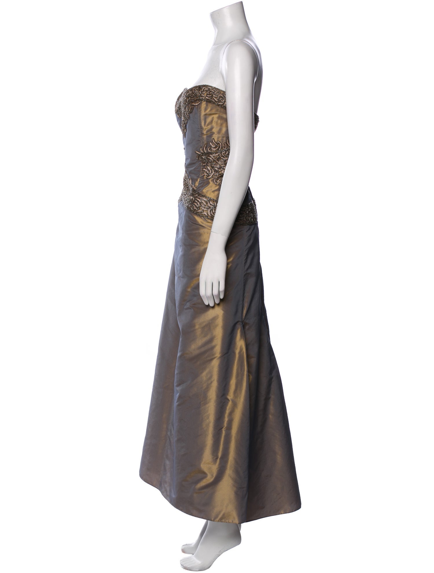 Liancarlo Couture Patterned Midi Length Dress