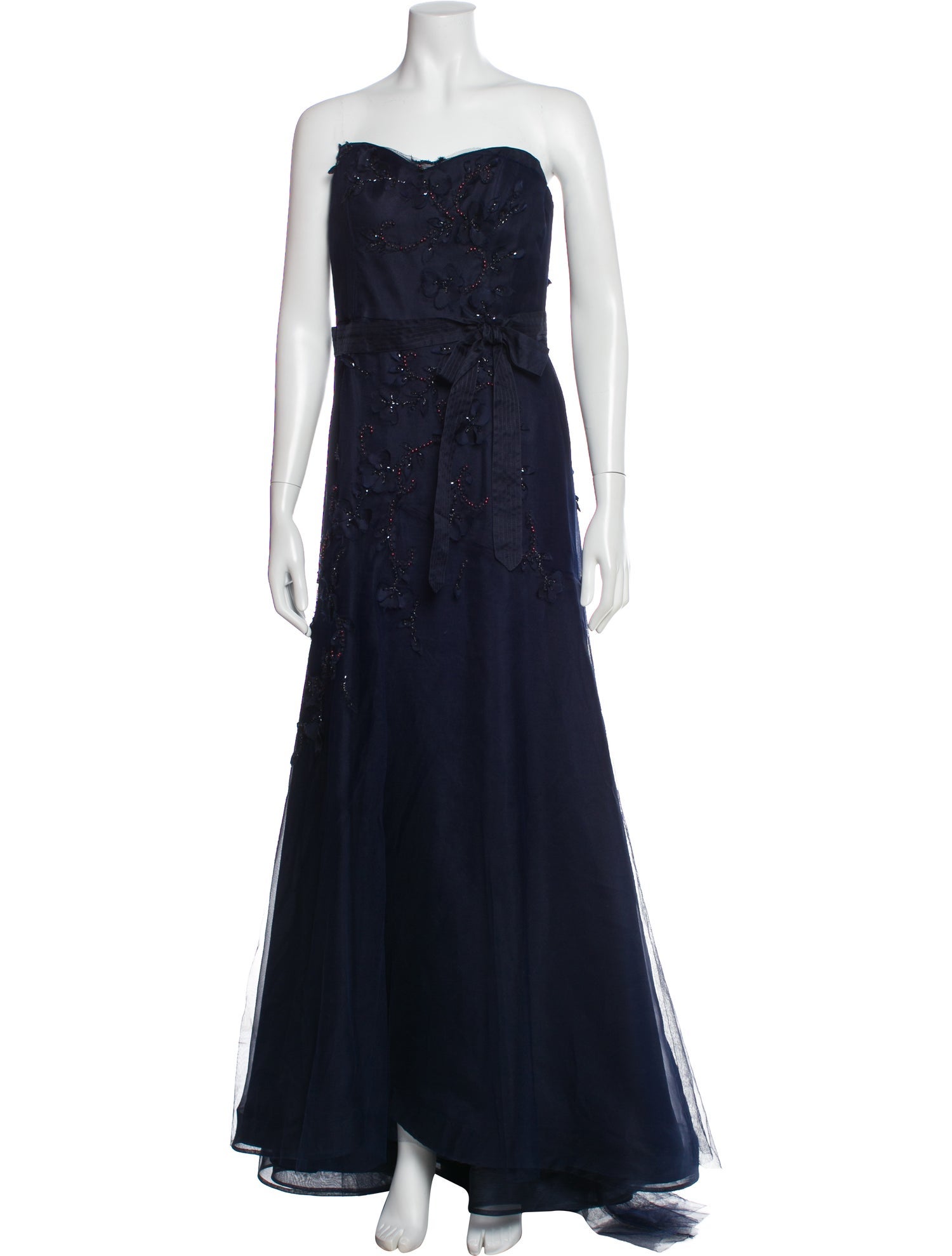 green emerald velvet dress Liancarlo Couture Illusion Neckline Silk and Lace Gown main image 0