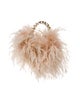 L'Alingi Ostrich Feather Top Handle Bag