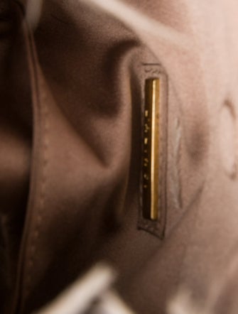 L'Alingi Ostrich Feather Top Handle Bag