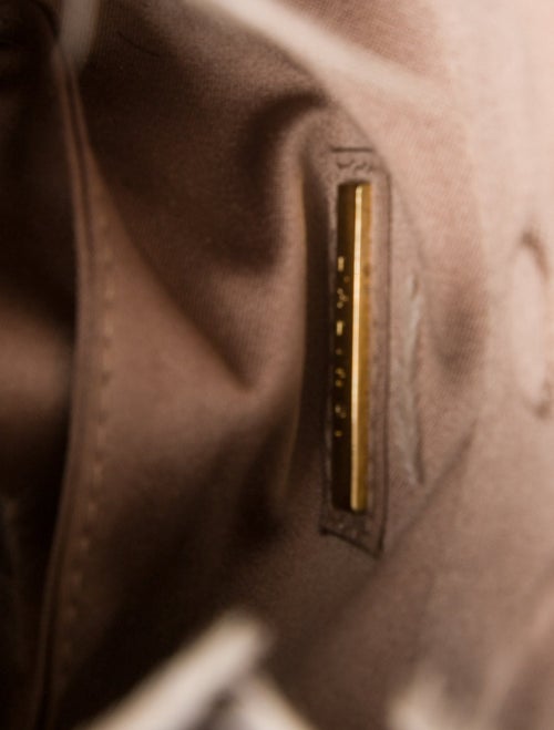 L'Alingi Ostrich Feather Top Handle Bag