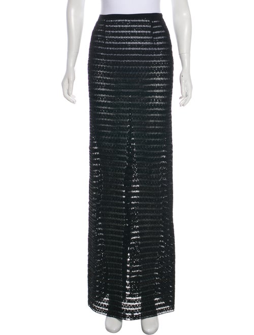 Libertine Maxi Pencil Skirt Black