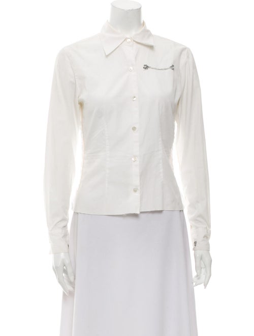 Libertine Long Sleeve Button-Up Top