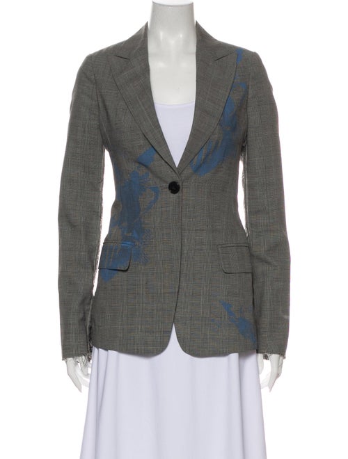 Libertine Plaid Print Blazer