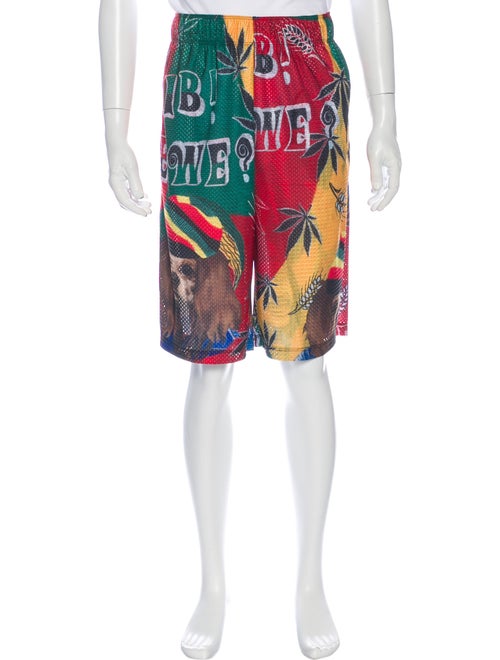 Libertine Printed Athletic Shorts w/ Tags Green