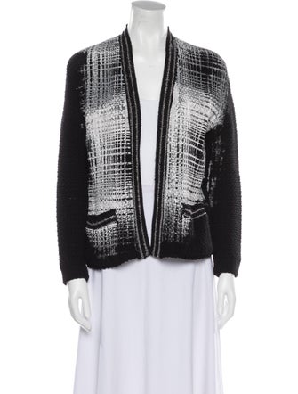 Libertine Plaid Print Open Front Sweater