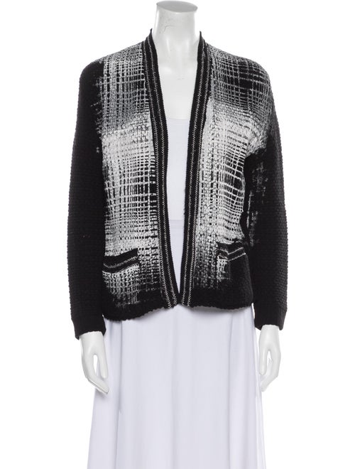 Libertine Plaid Print Open Front Sweater