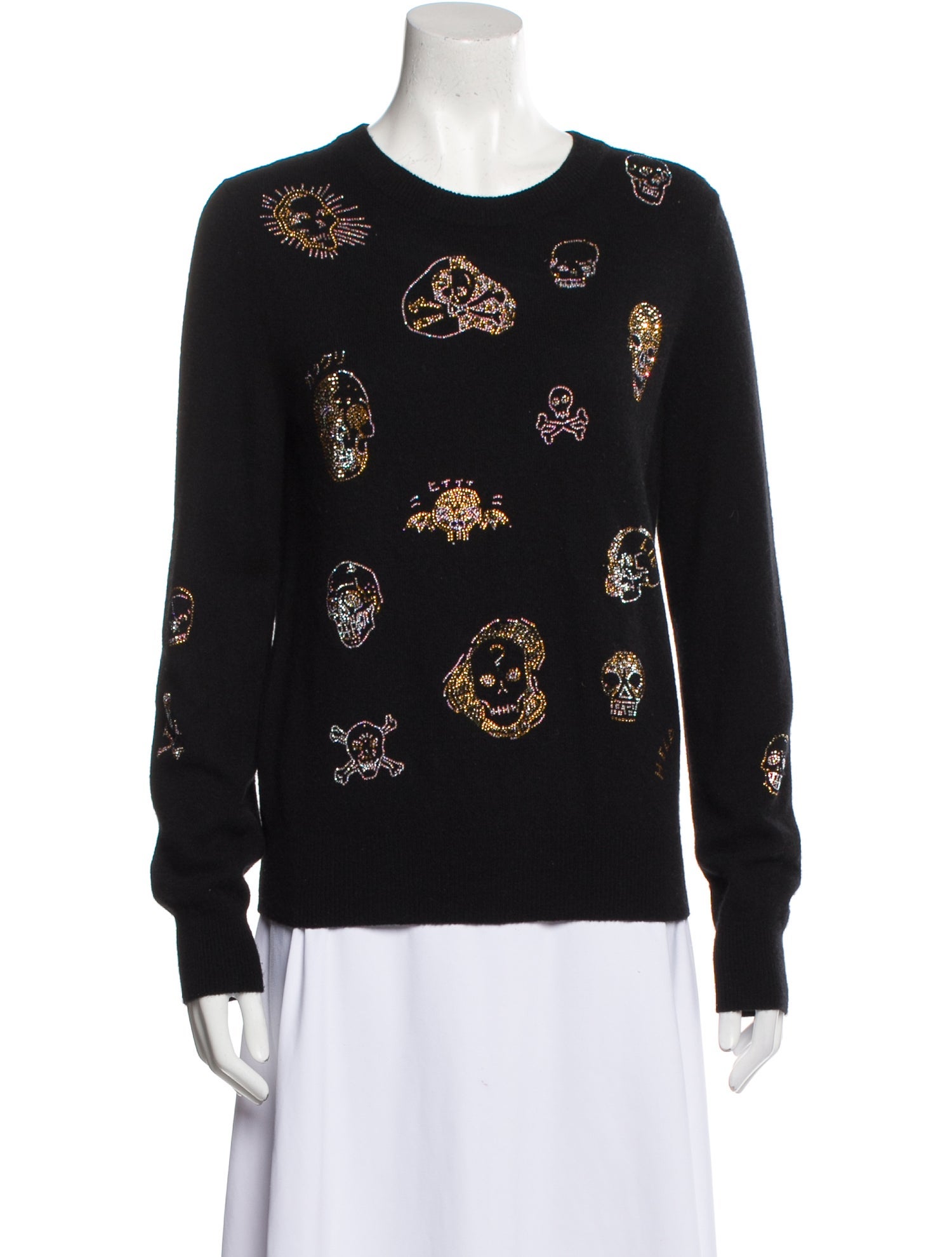Knitted Sweater with “Independence” Print