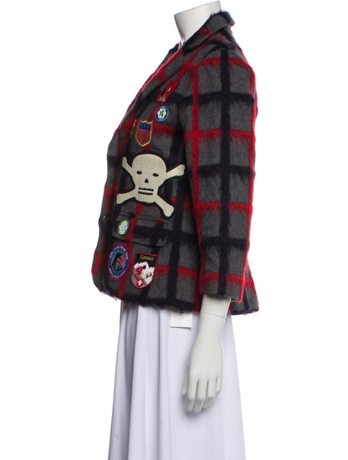 Libertine Plaid Print Blazer