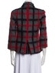 Libertine Plaid Print Blazer