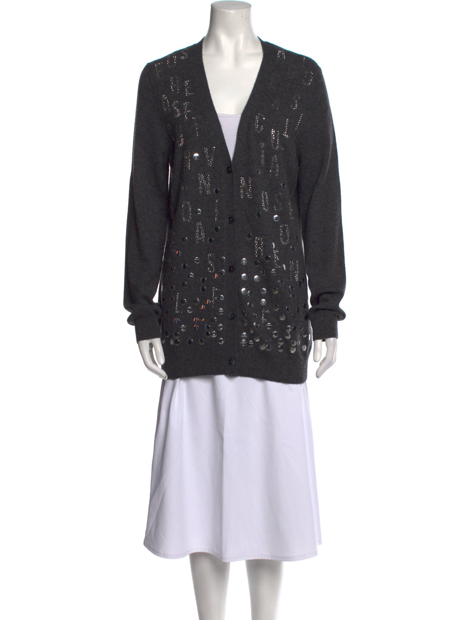 Libertine Printed Plunge Neckline Sweater