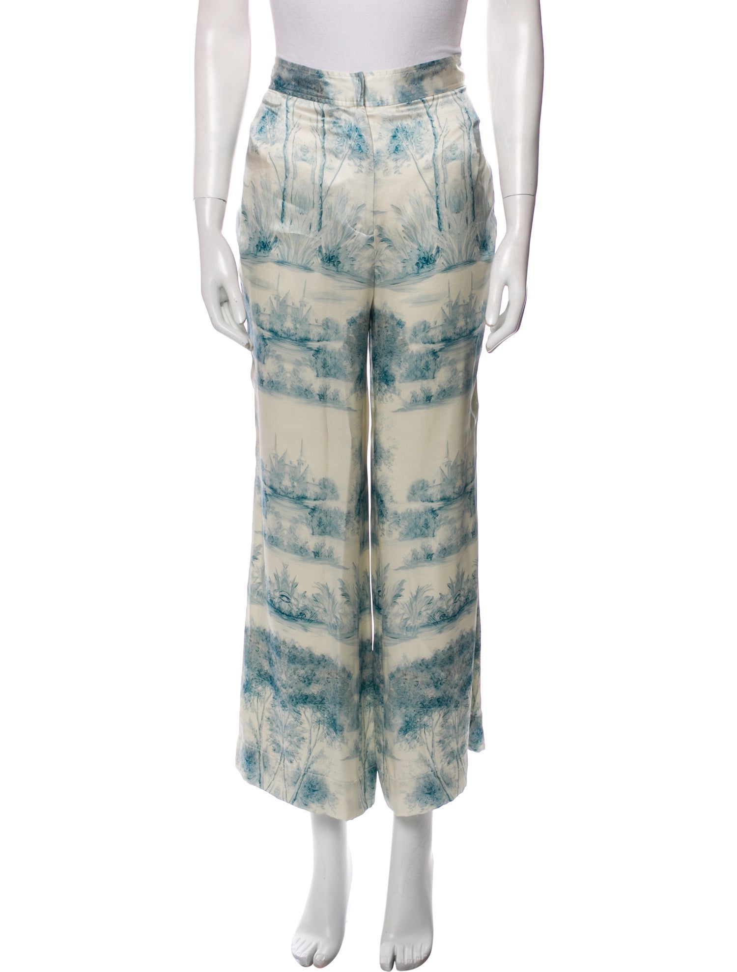 Libertine Silk Wide Leg Pants