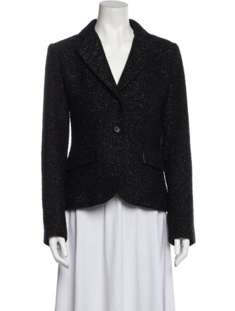 Libertine Wool Tweed Pattern Blazer