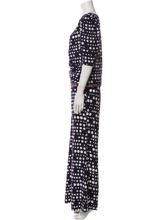 Libertine Silk Polka Dot Print Pantsuit