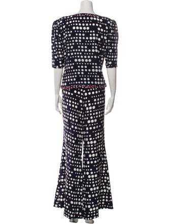 Libertine Silk Polka Dot Print Pantsuit