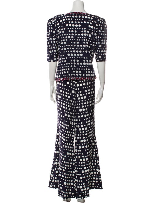 Libertine Silk Polka Dot Print Pantsuit
