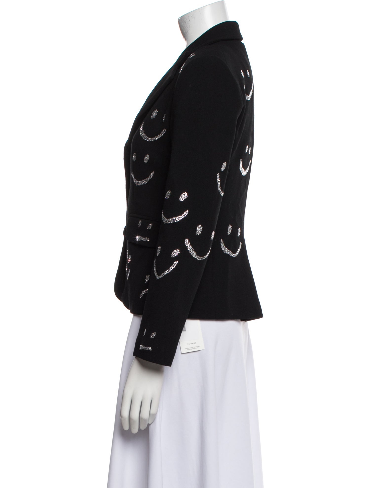 Libertine Wool Printed Blazer