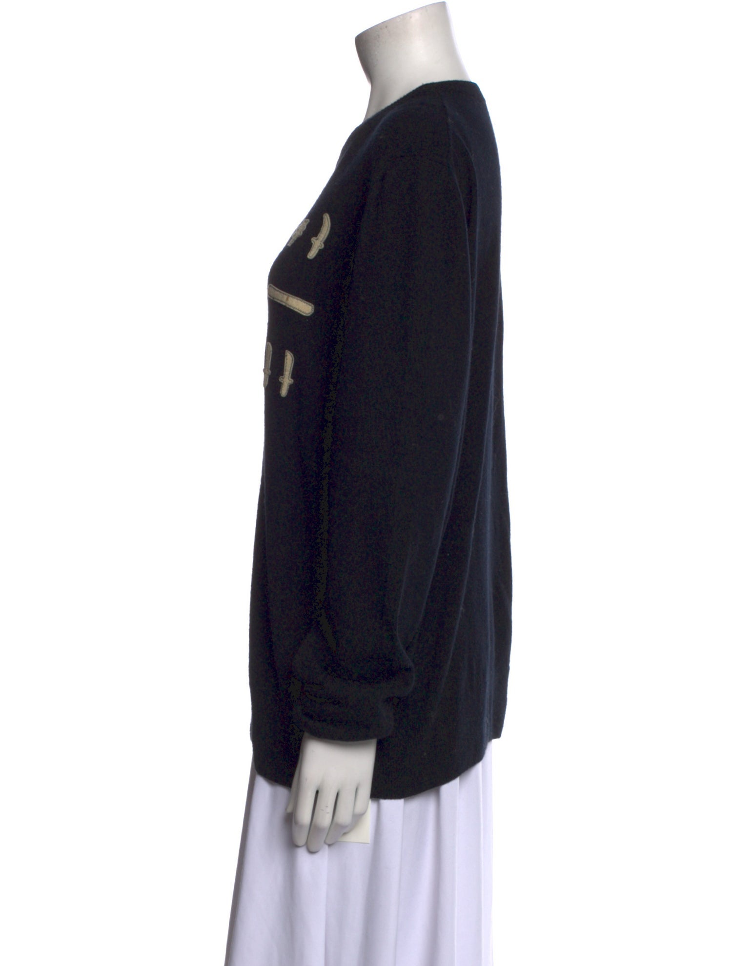 Libertine Cashmere Graphic Print Sweater