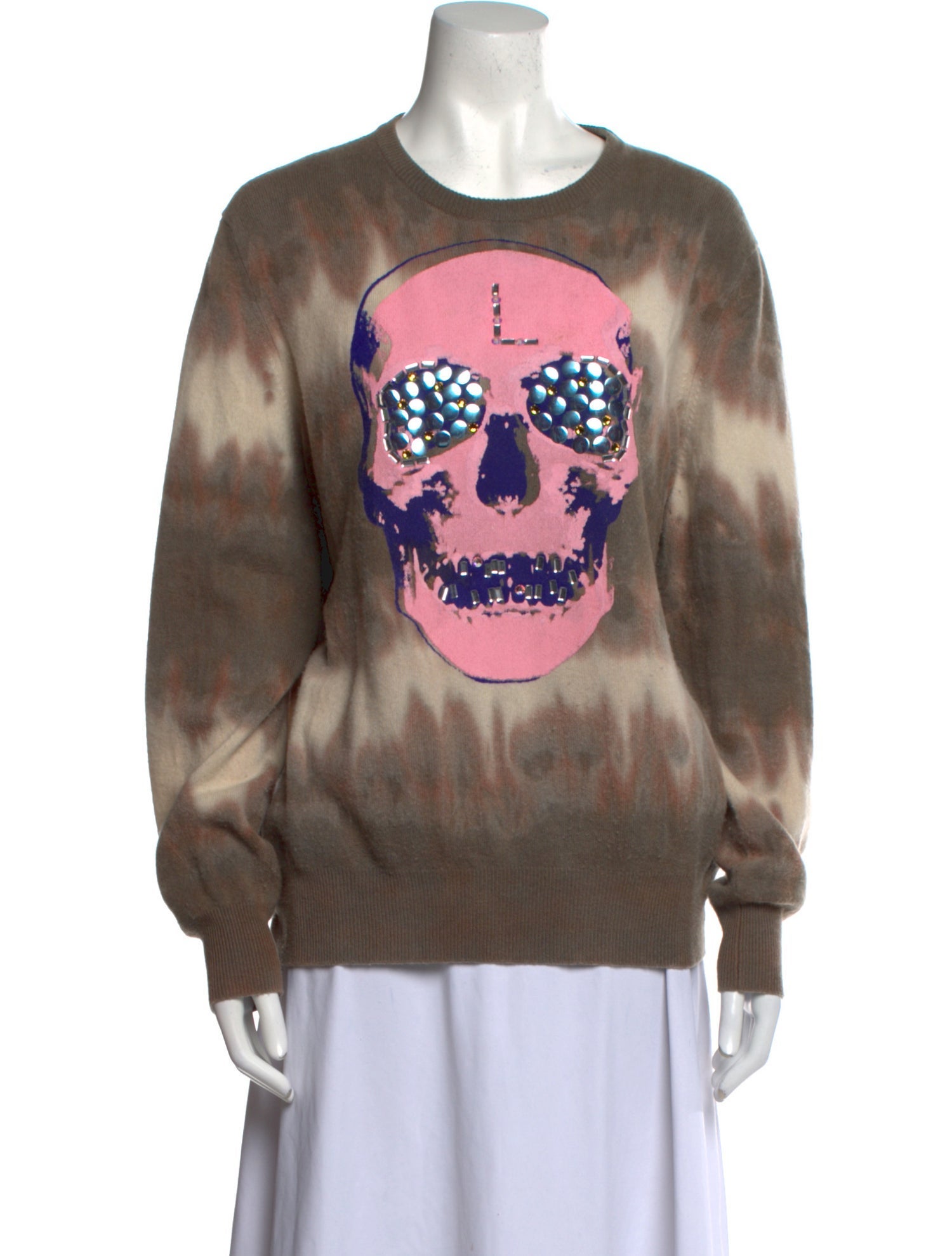Libertine Tie-Dye Print Crew Neck Sweater