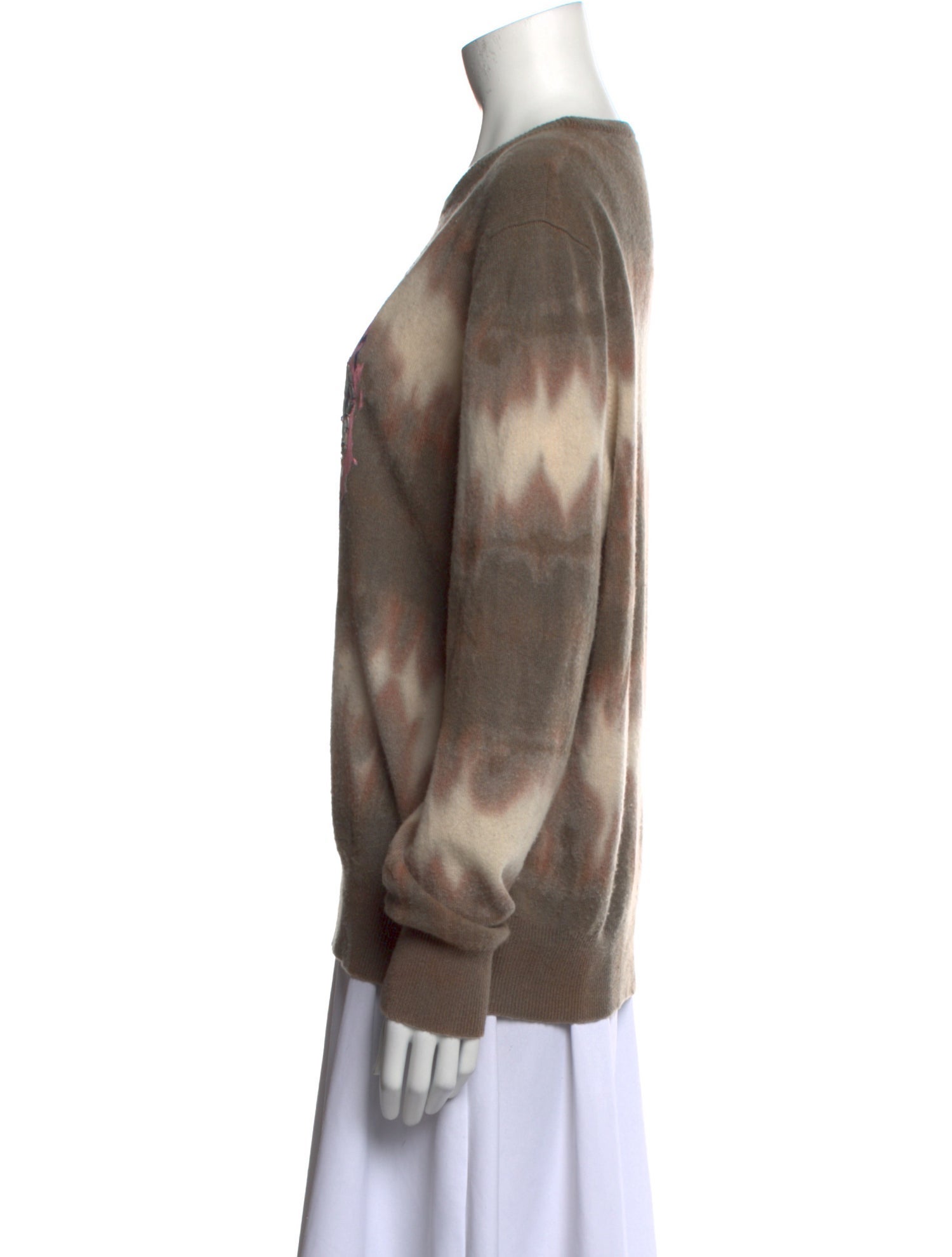 Libertine Tie-Dye Print Crew Neck Sweater