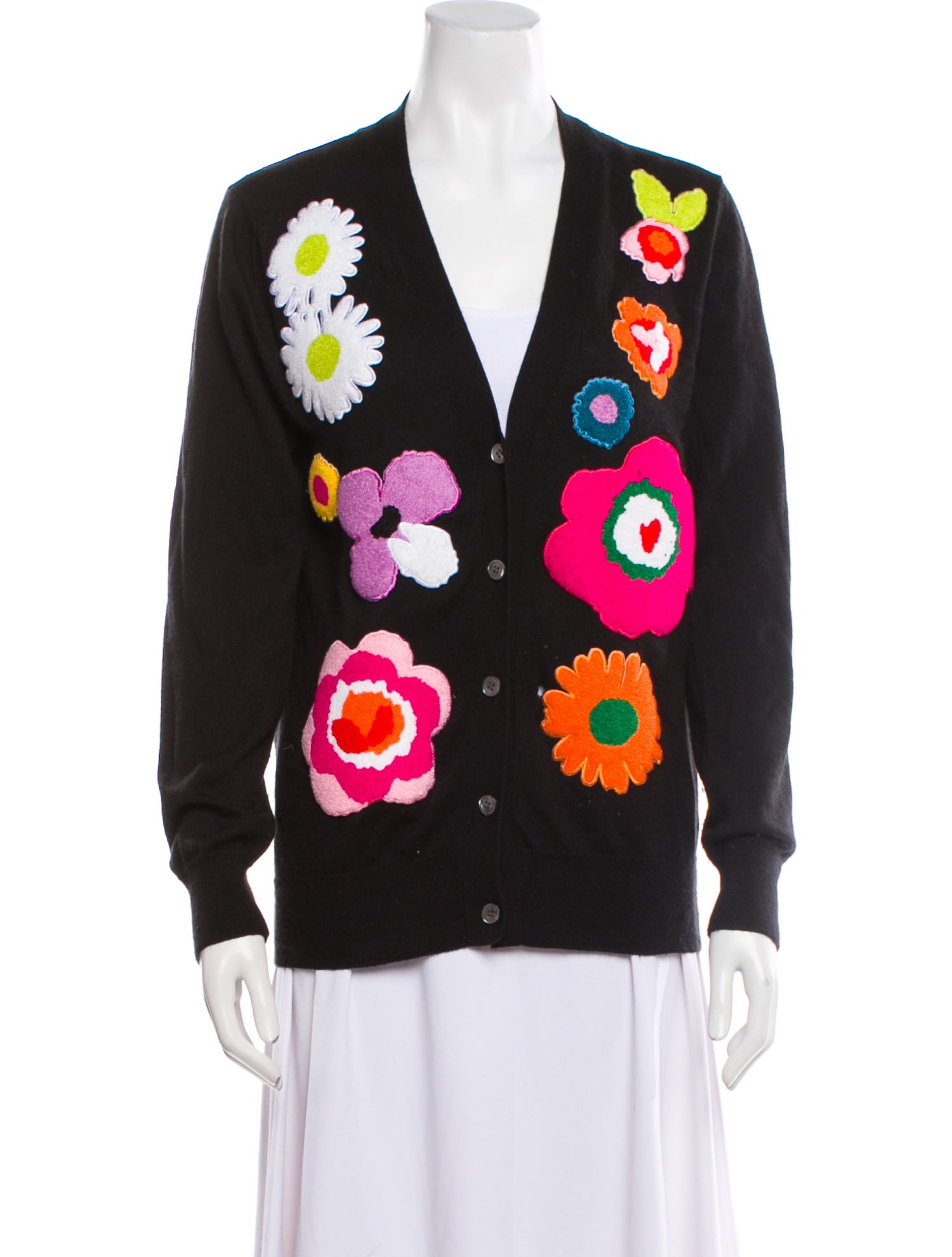 Libertine Cashmere Floral Print Sweater