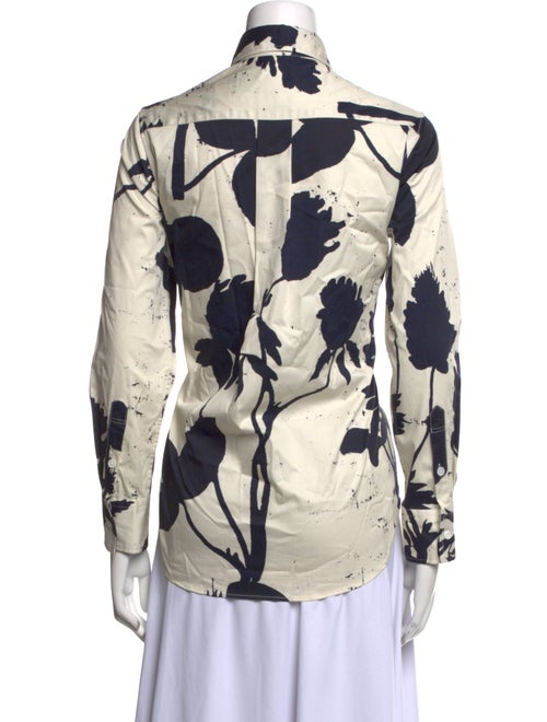 Libertine Printed Long Sleeve Button-Up Top
