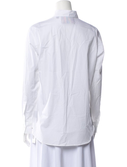 Libertine Graphic Print Long Sleeve Button-Up Top